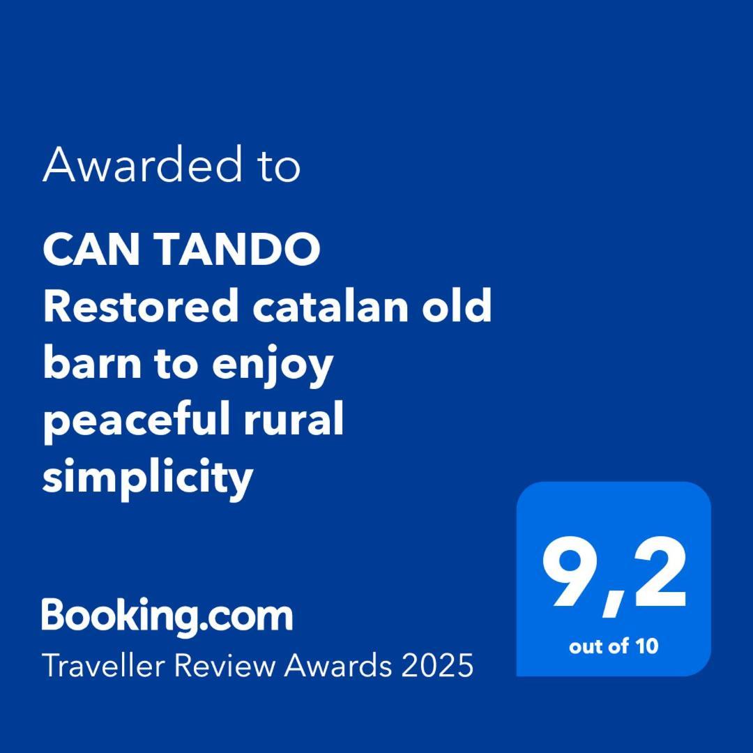 Can Tando Restored Catalan Old Barn To Enjoy Peaceful Rural Simplicity Sant Jordi Desvalls Eksteriør billede